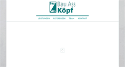 Desktop Screenshot of bauass-koepf.de