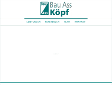 Tablet Screenshot of bauass-koepf.de